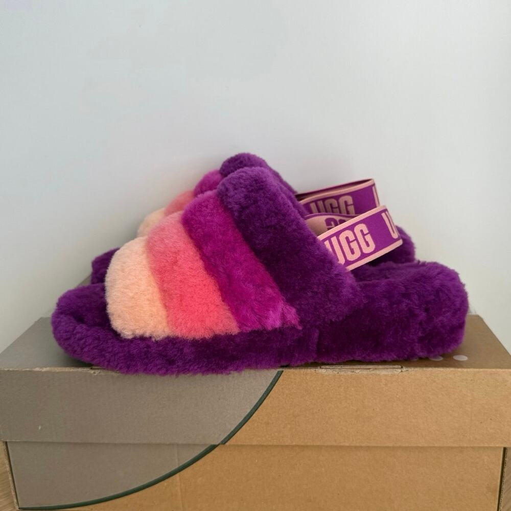 Ugg Fluff Yeahslide ‘Berrylicious Gradient’ - Sz 8 - image 2